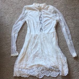Perfect little white dress for a bridal shower
